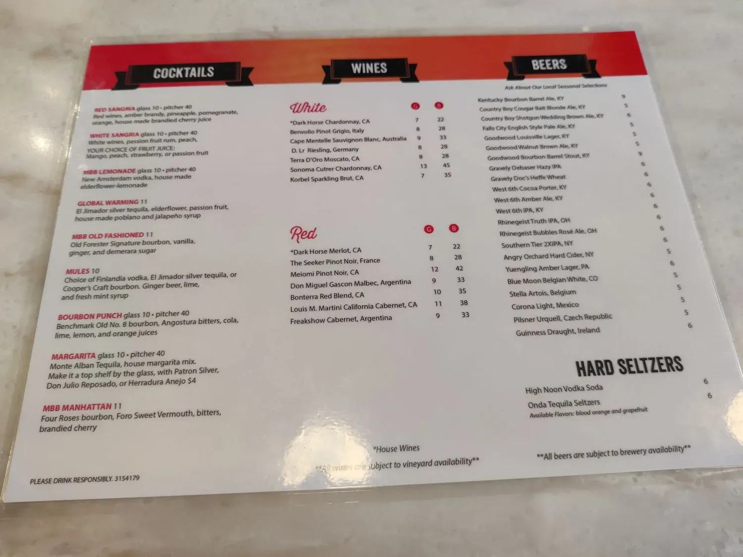 Menu 4