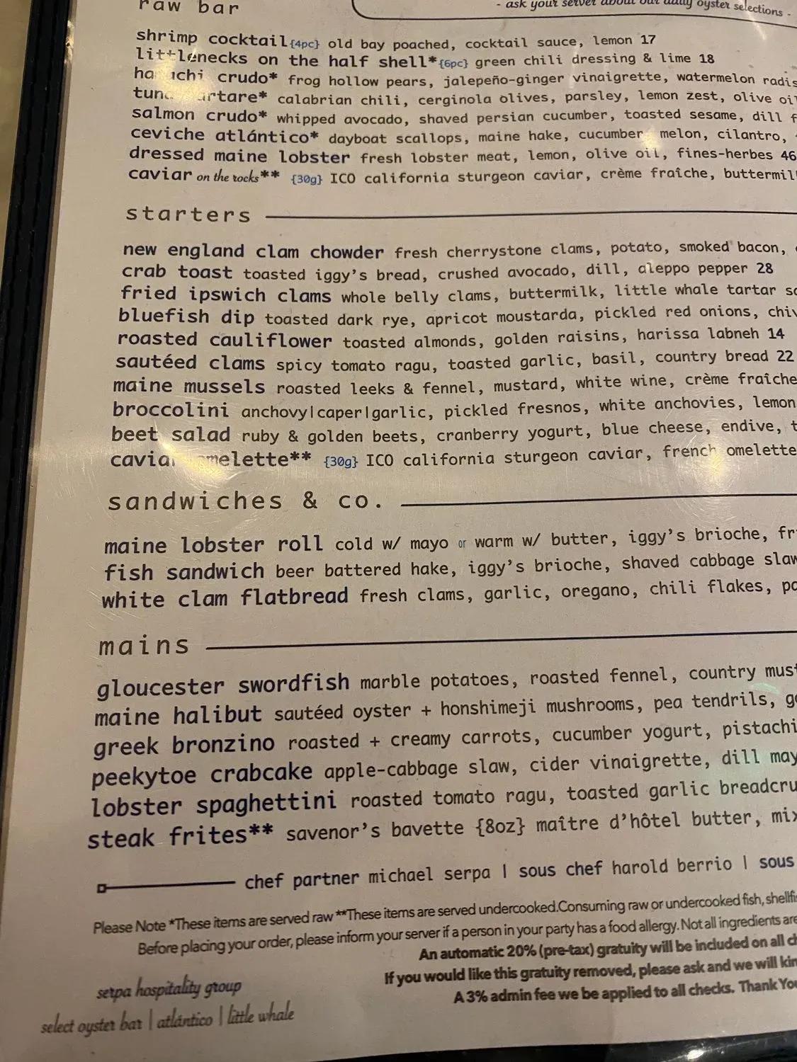 Menu 3