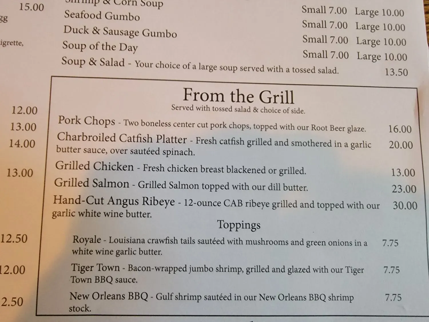 Menu 6