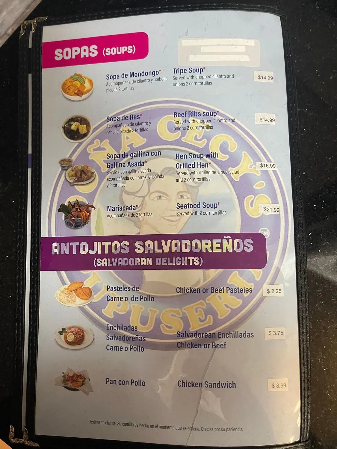 Menu 3