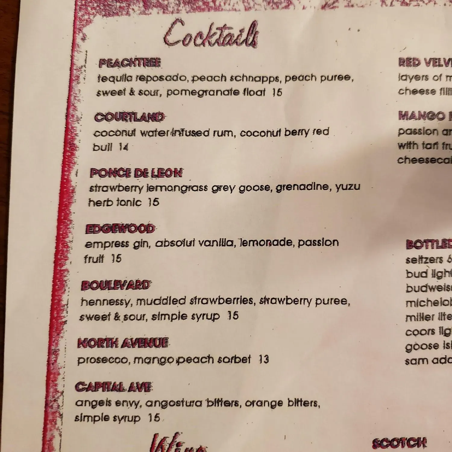 Menu 4