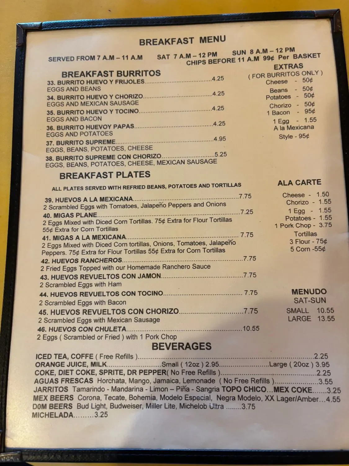 Menu 3