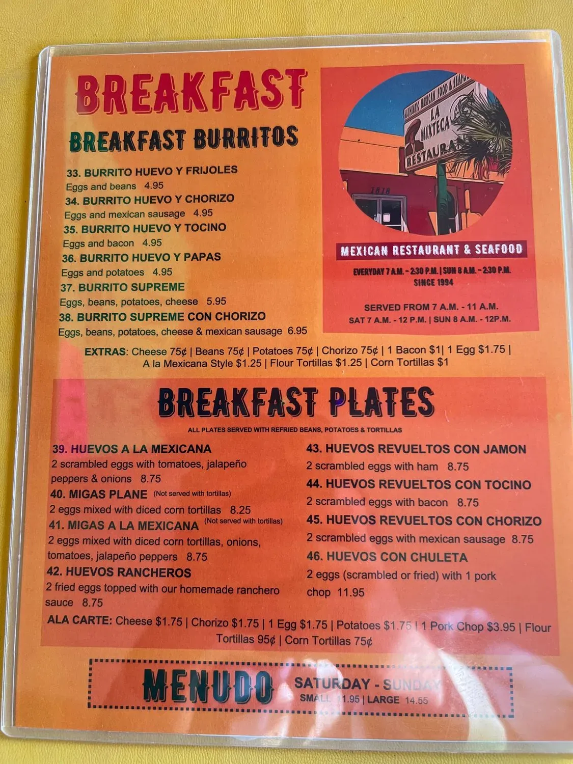 Menu 4