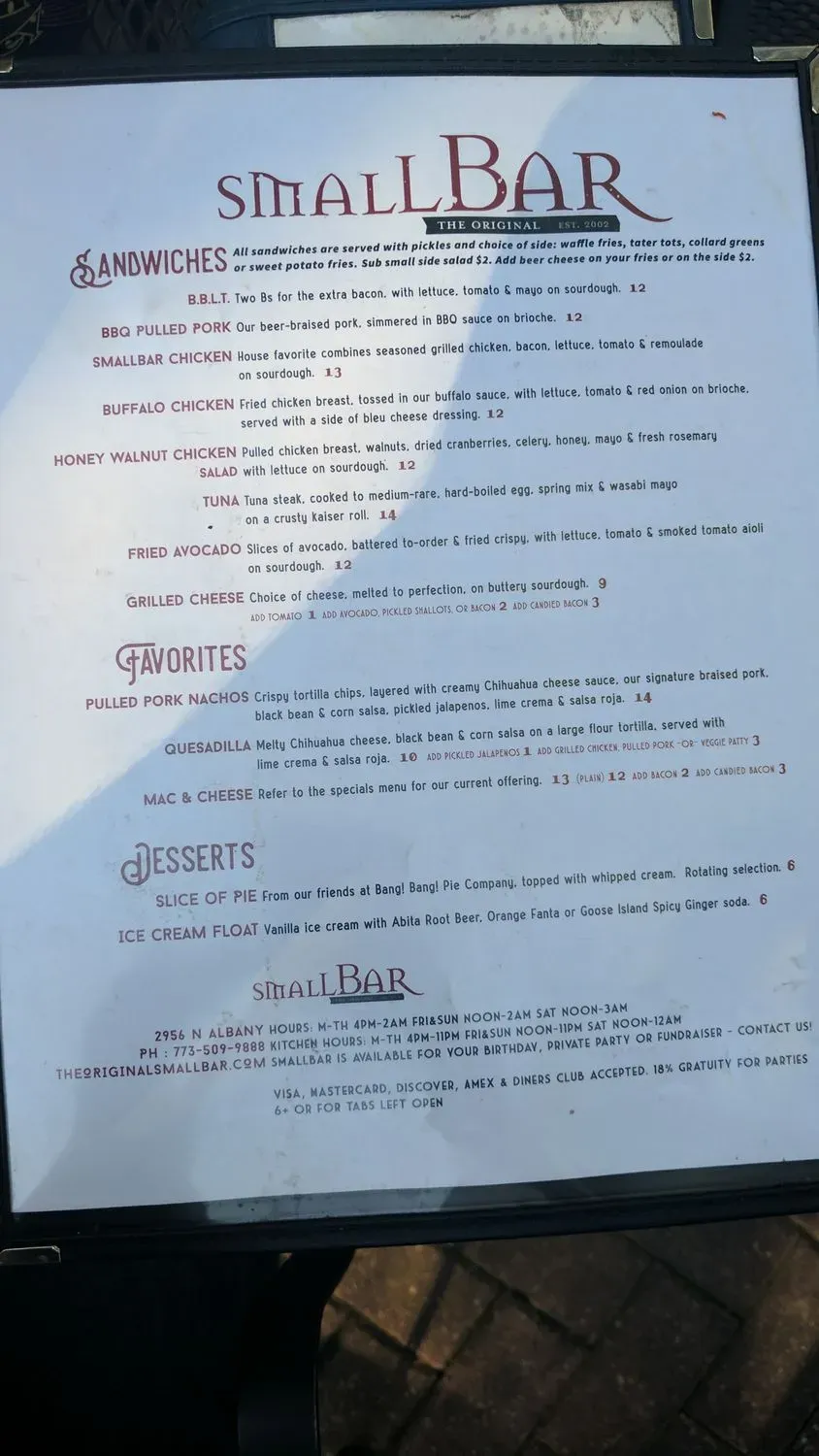 Menu 3