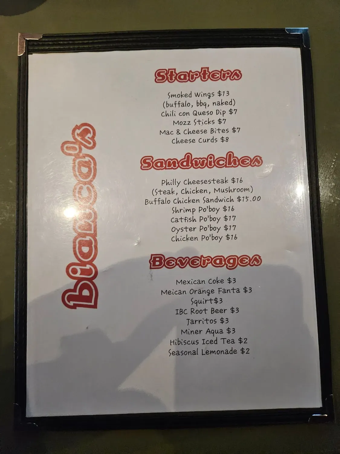 Menu 4