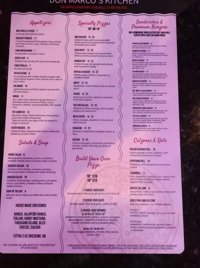 Menu 3