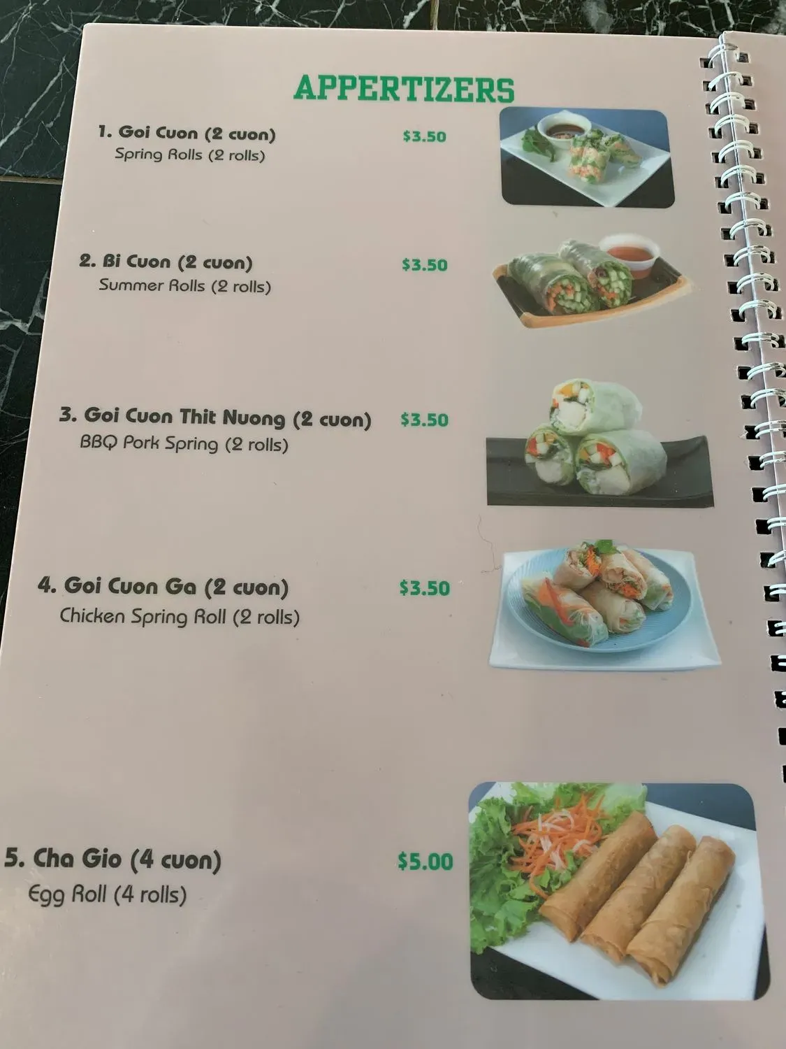 Menu 6