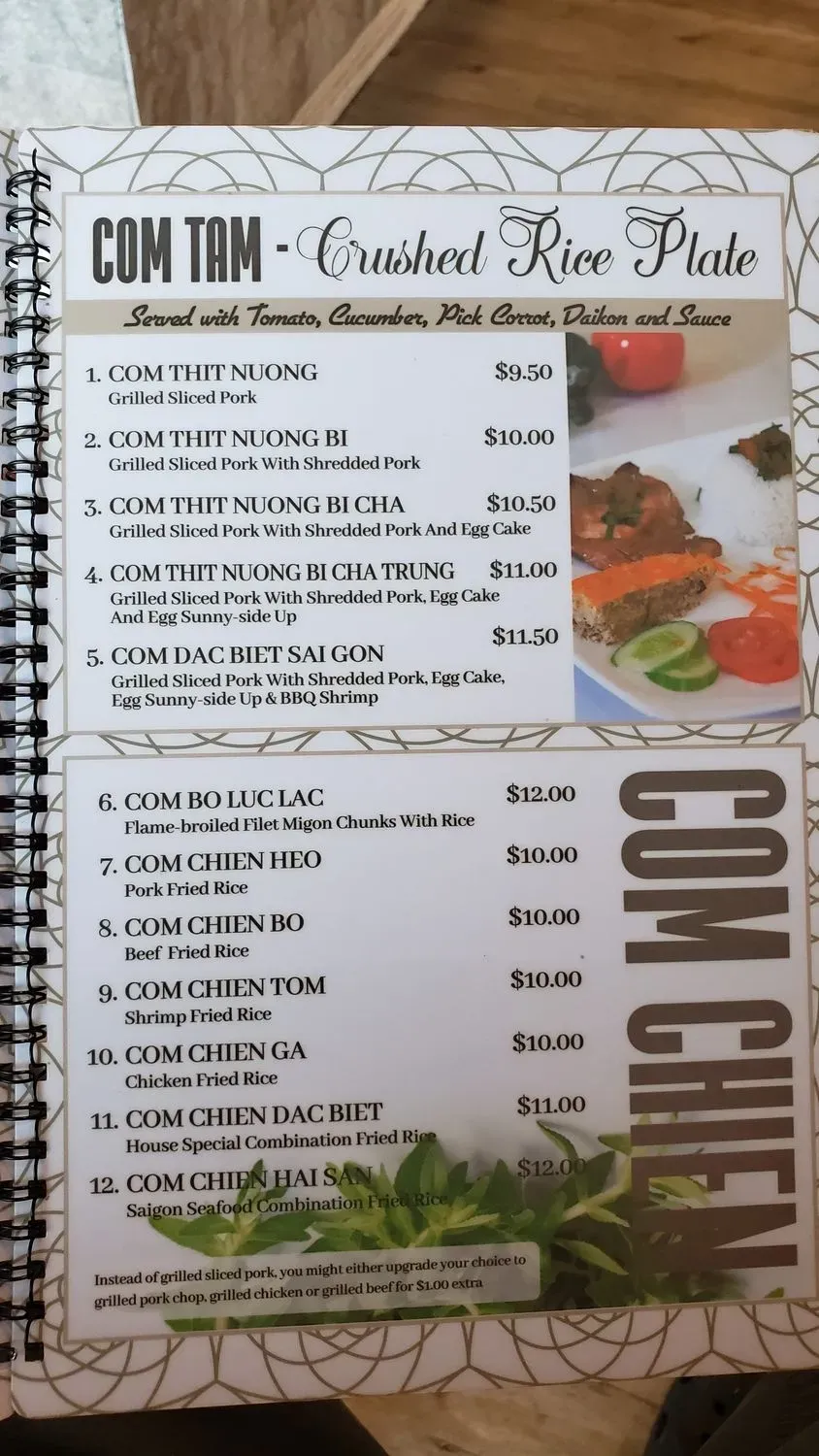 Menu 6