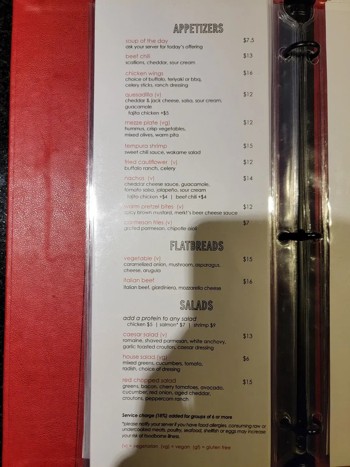 Menu 4