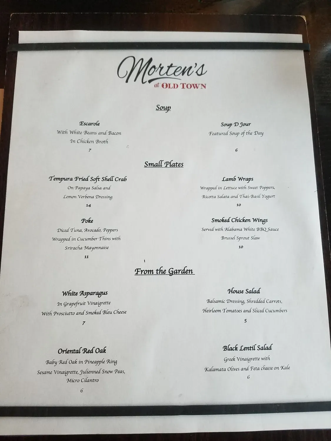 Menu 2