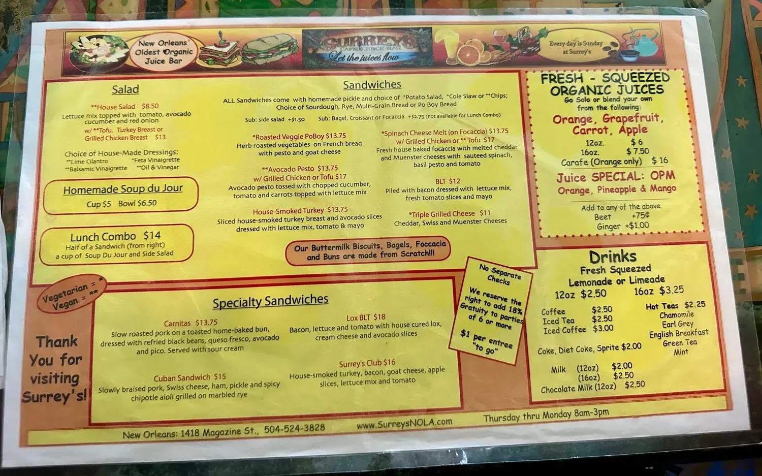 Menu 2