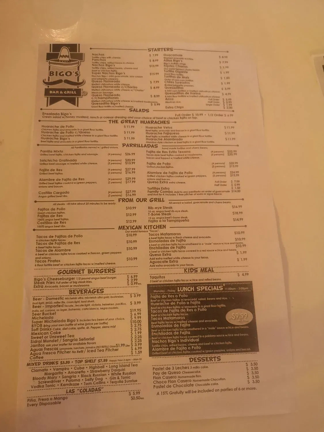 Menu 4