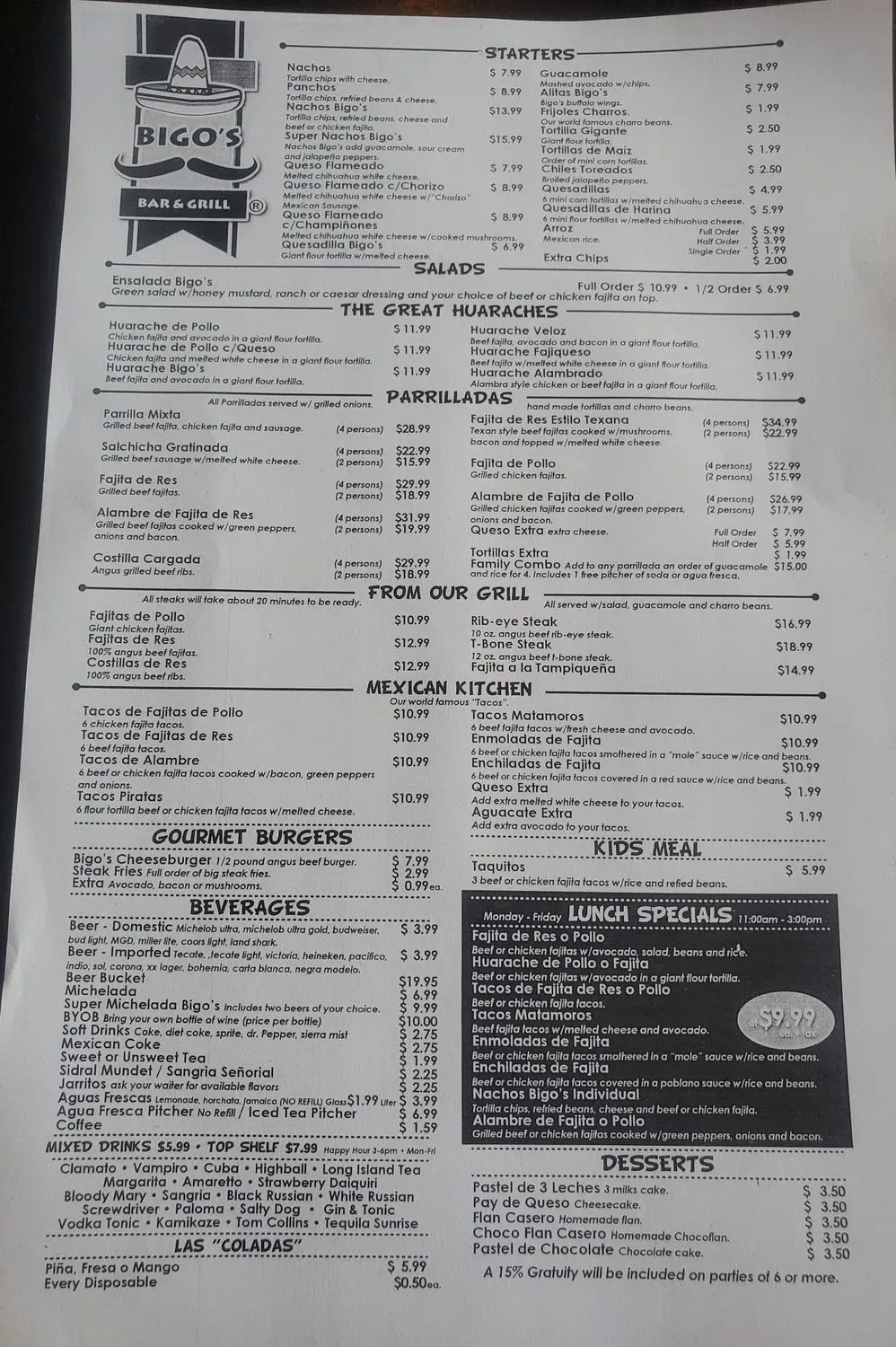 Menu 3