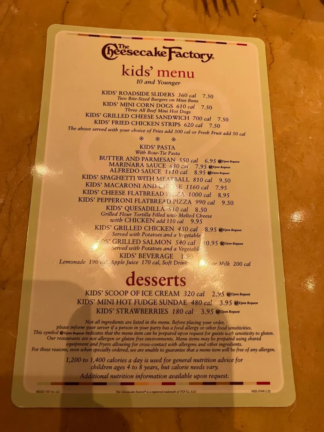 Menu 4