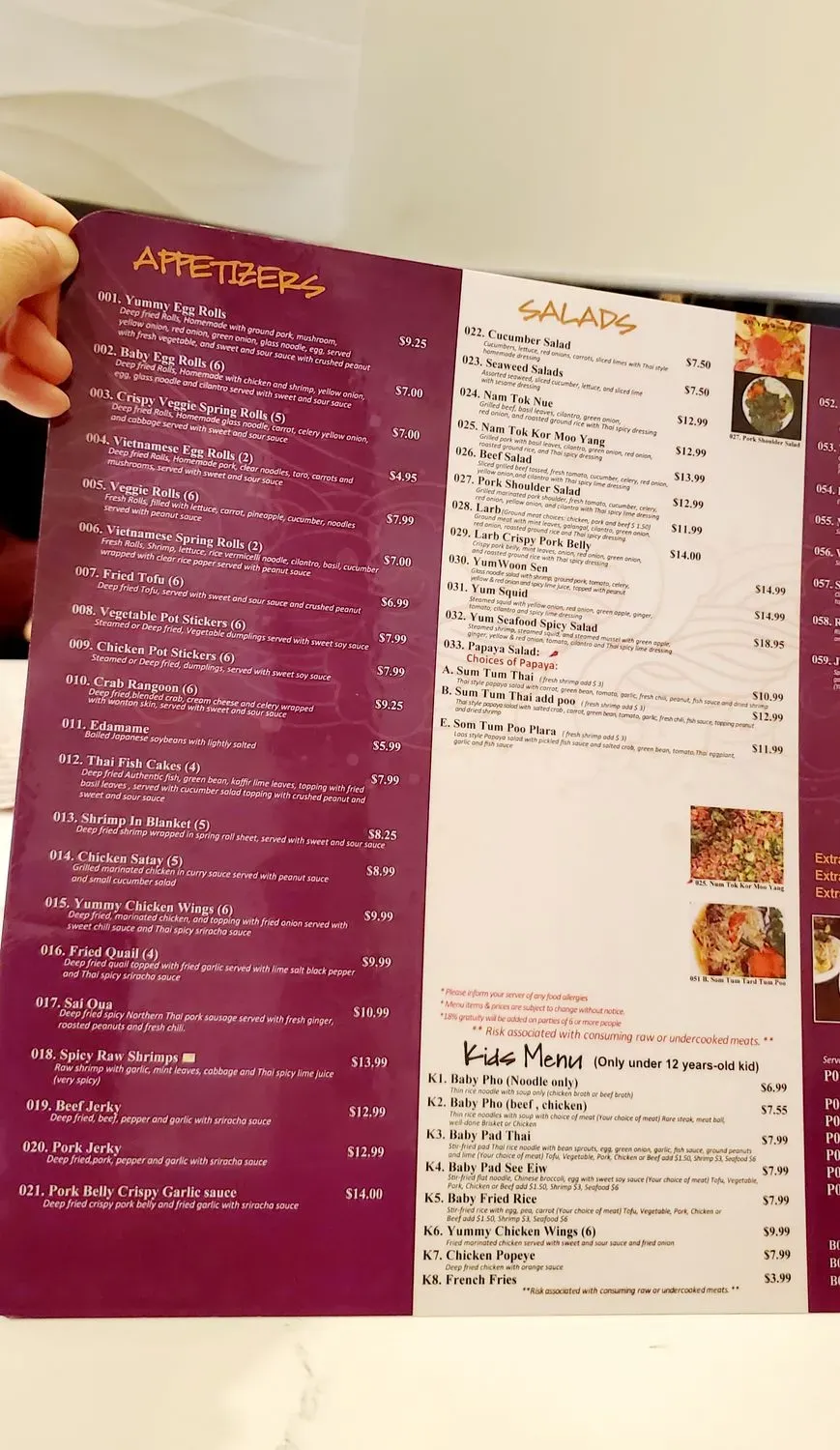 Menu 6