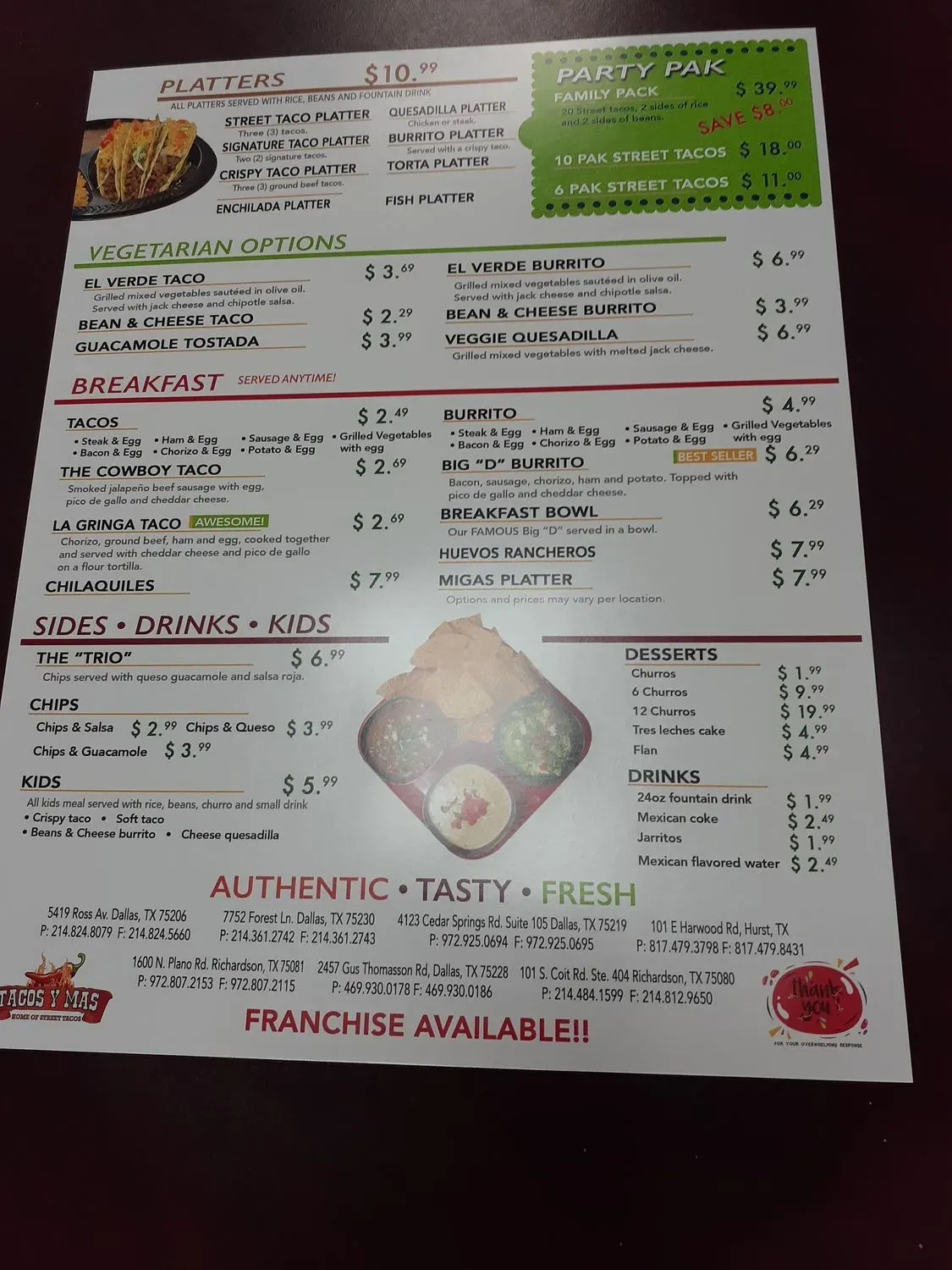 Menu 6