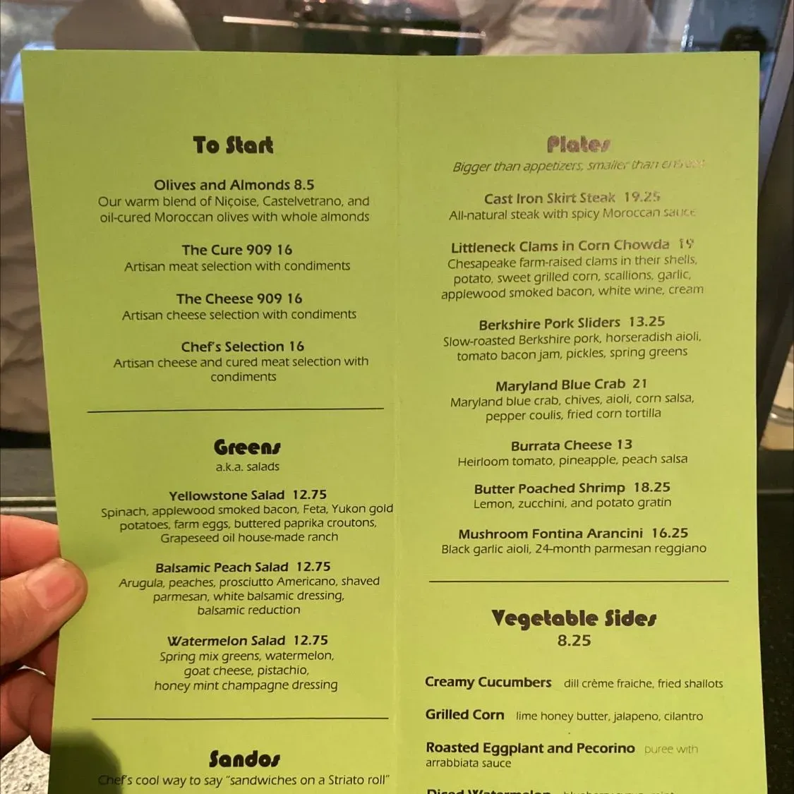 Menu 6