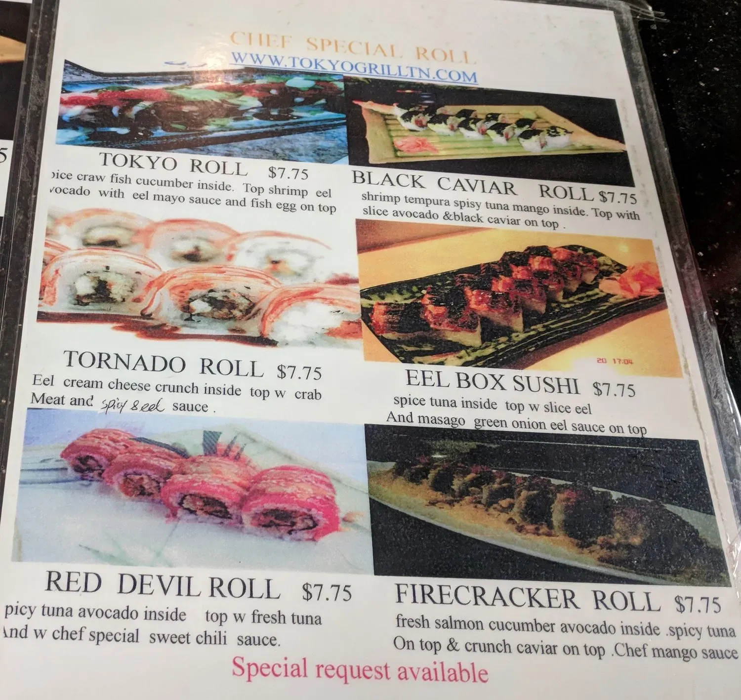 Menu 6