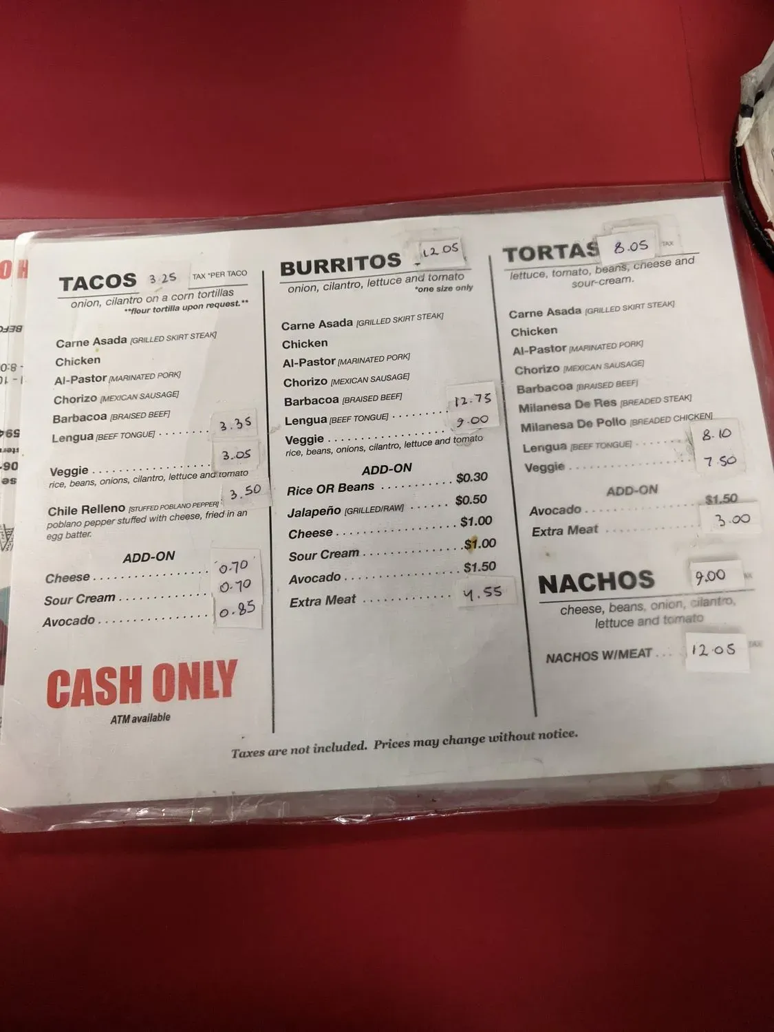 Menu 4