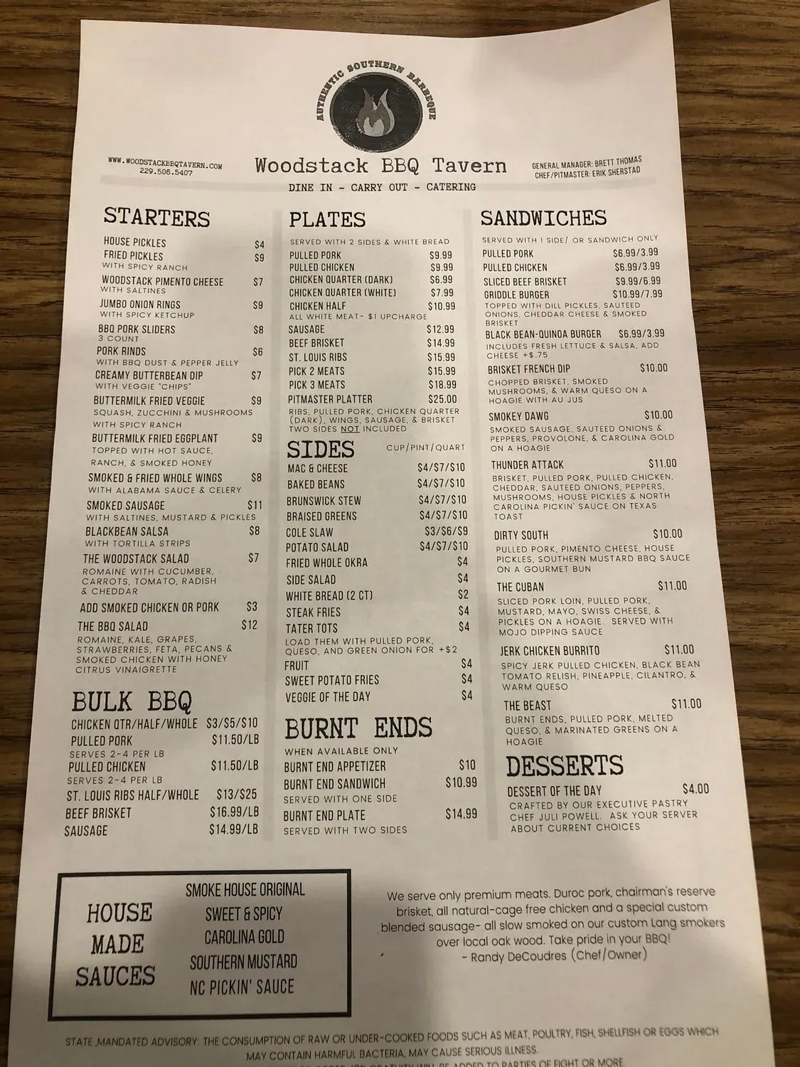 Menu 5