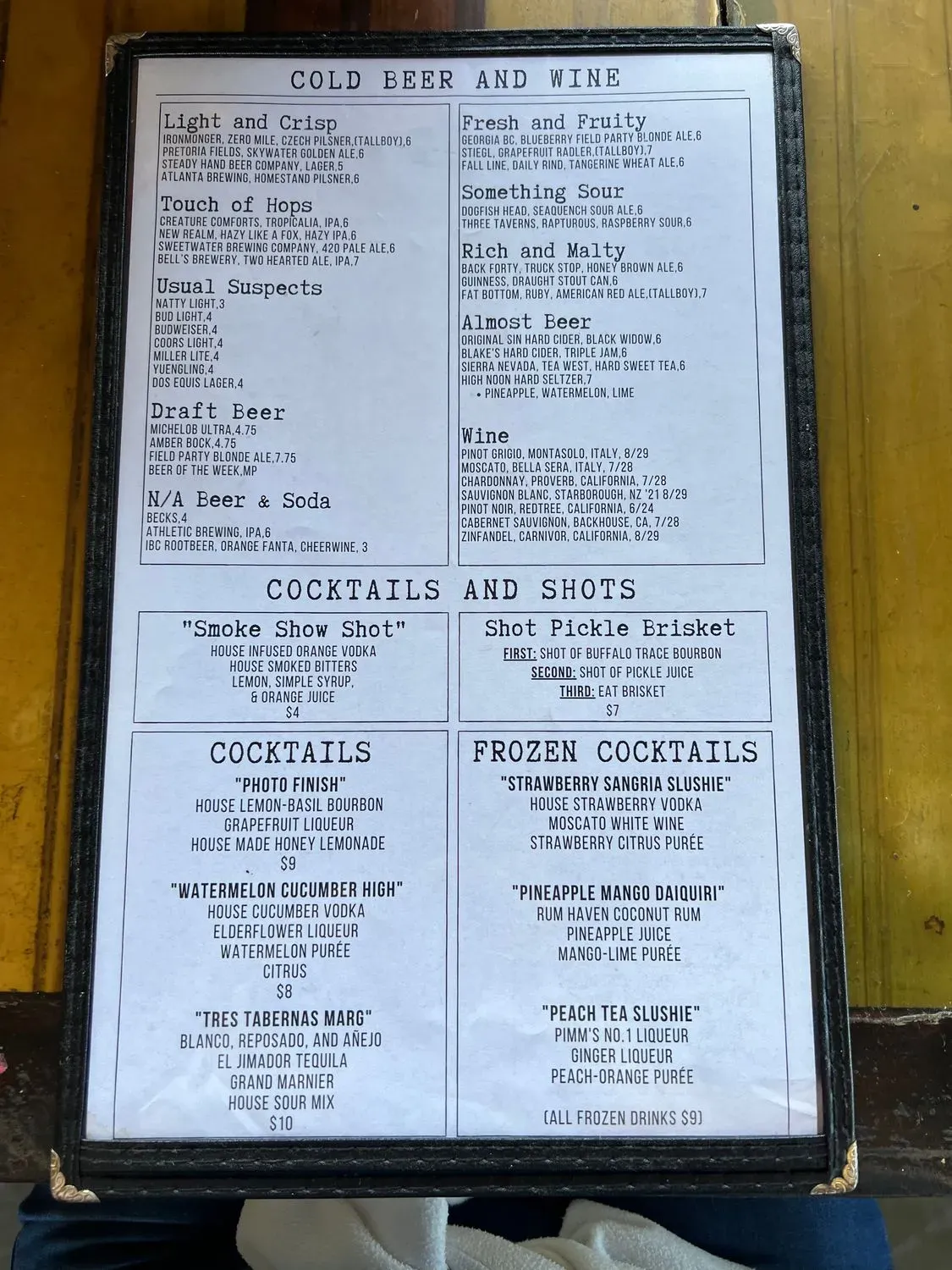 Menu 6