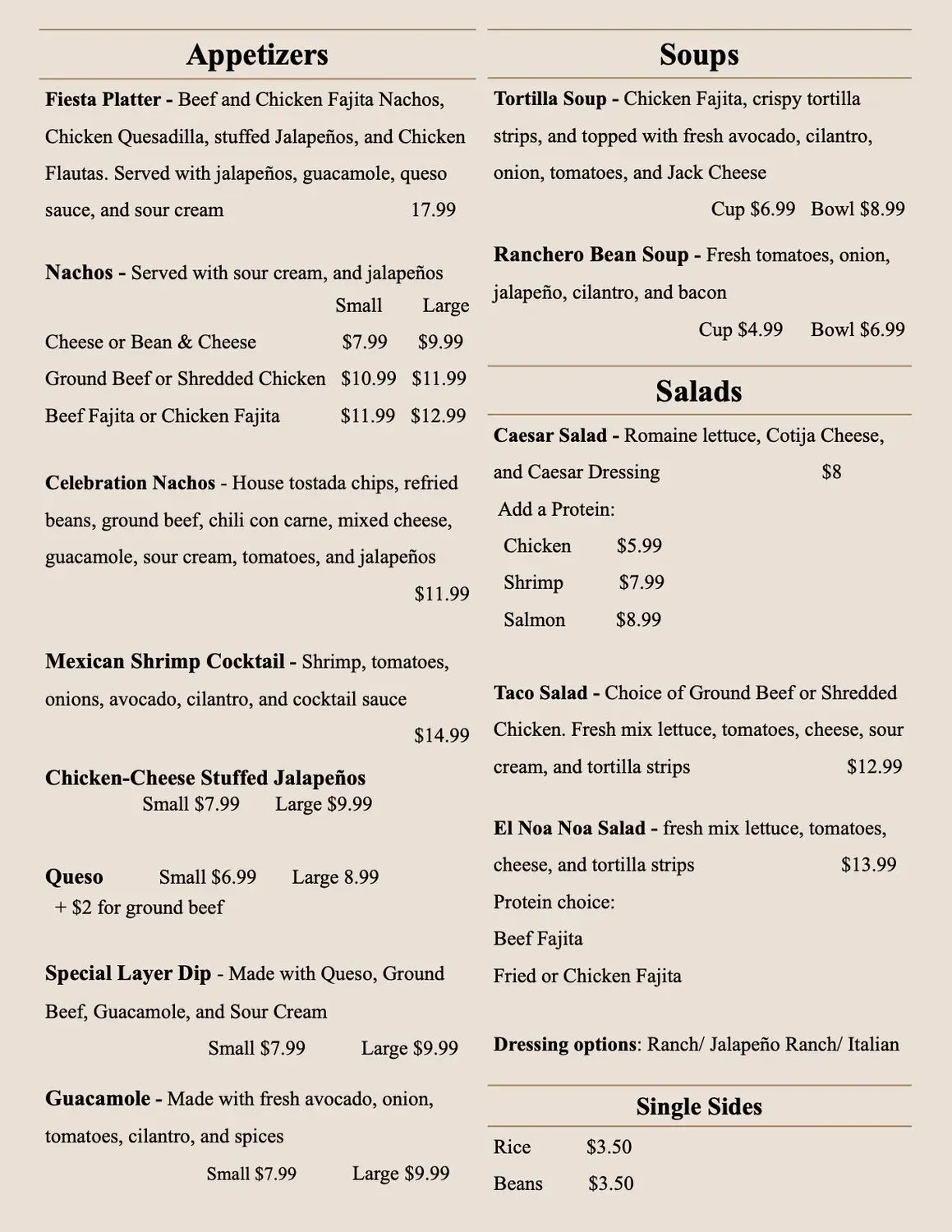 Menu 4