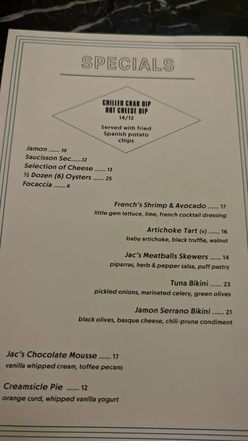 Menu 3