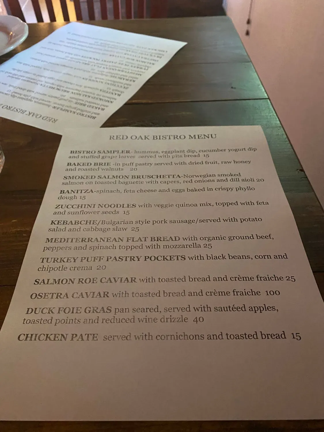 Menu 5