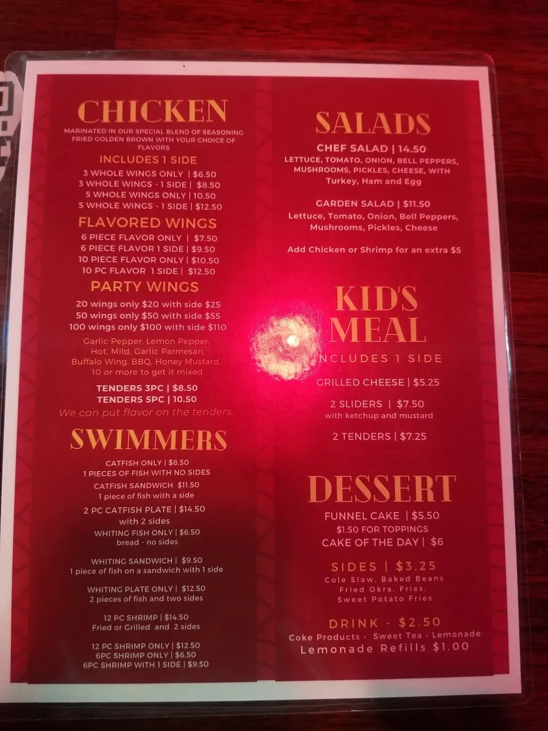 Menu 3