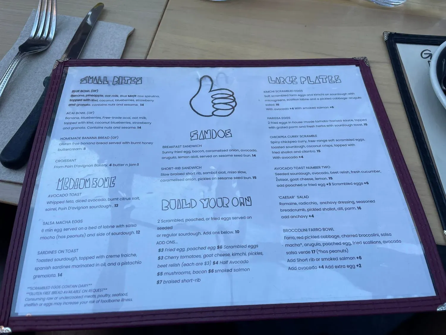 Menu 6