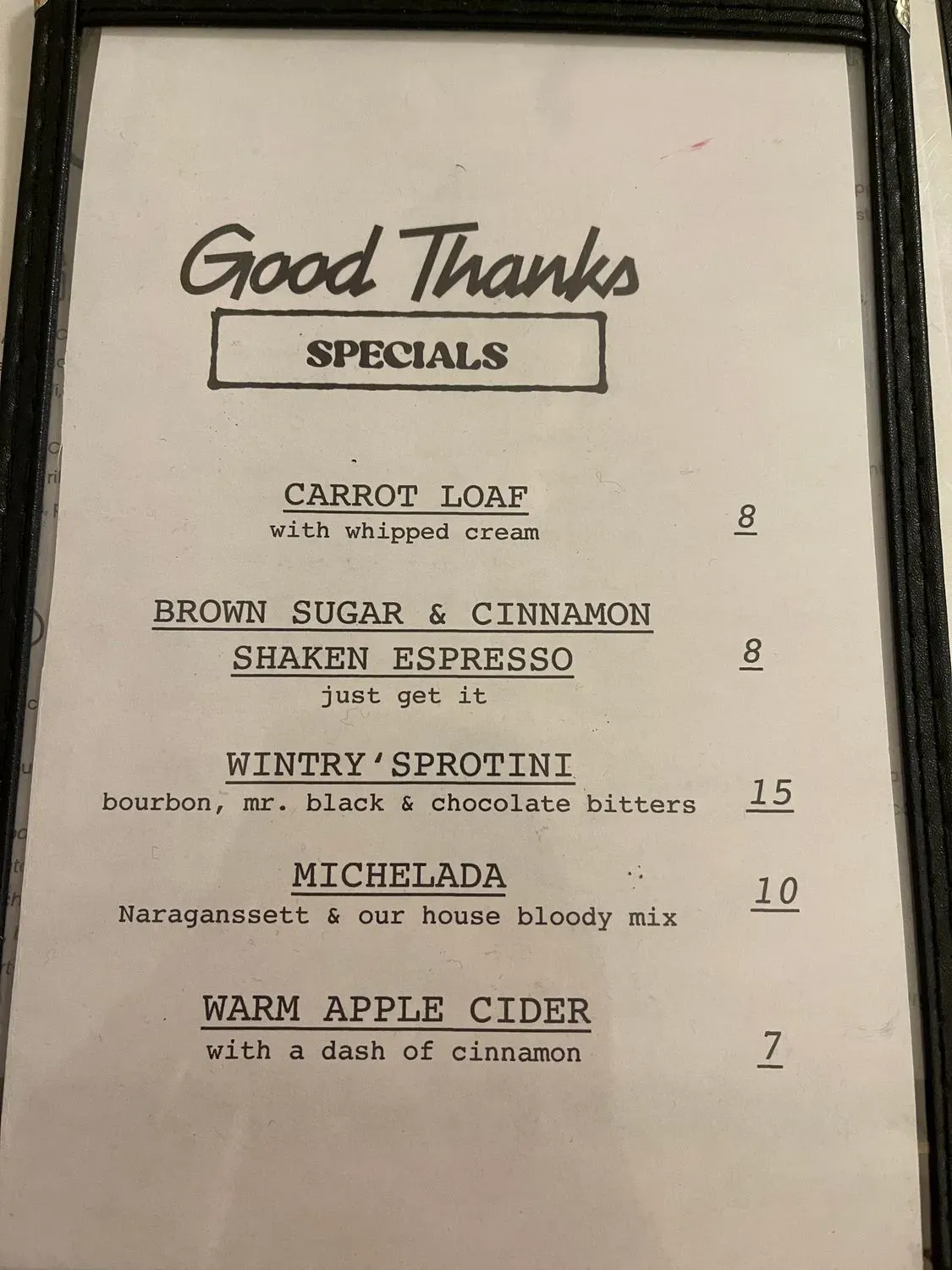 Menu 4