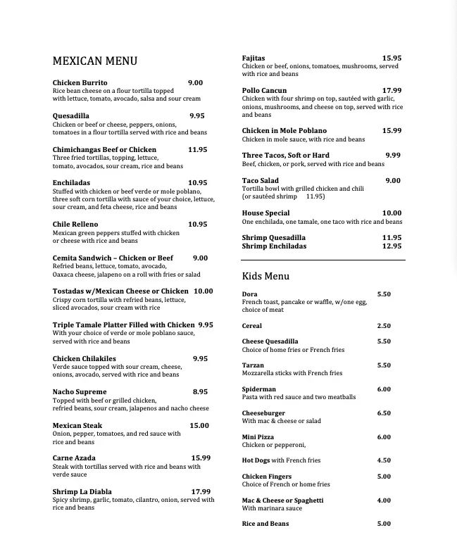 Menu 3