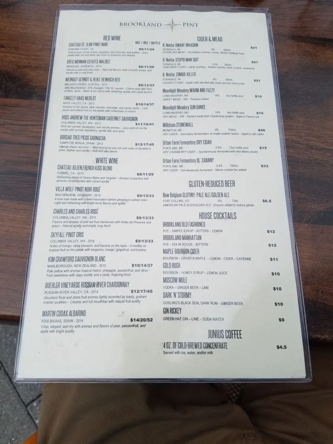 Menu 5