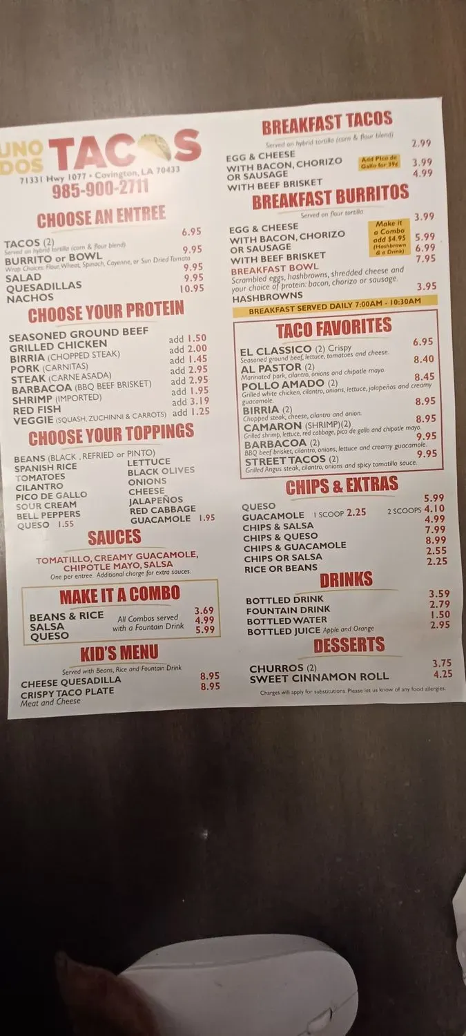 Menu 2