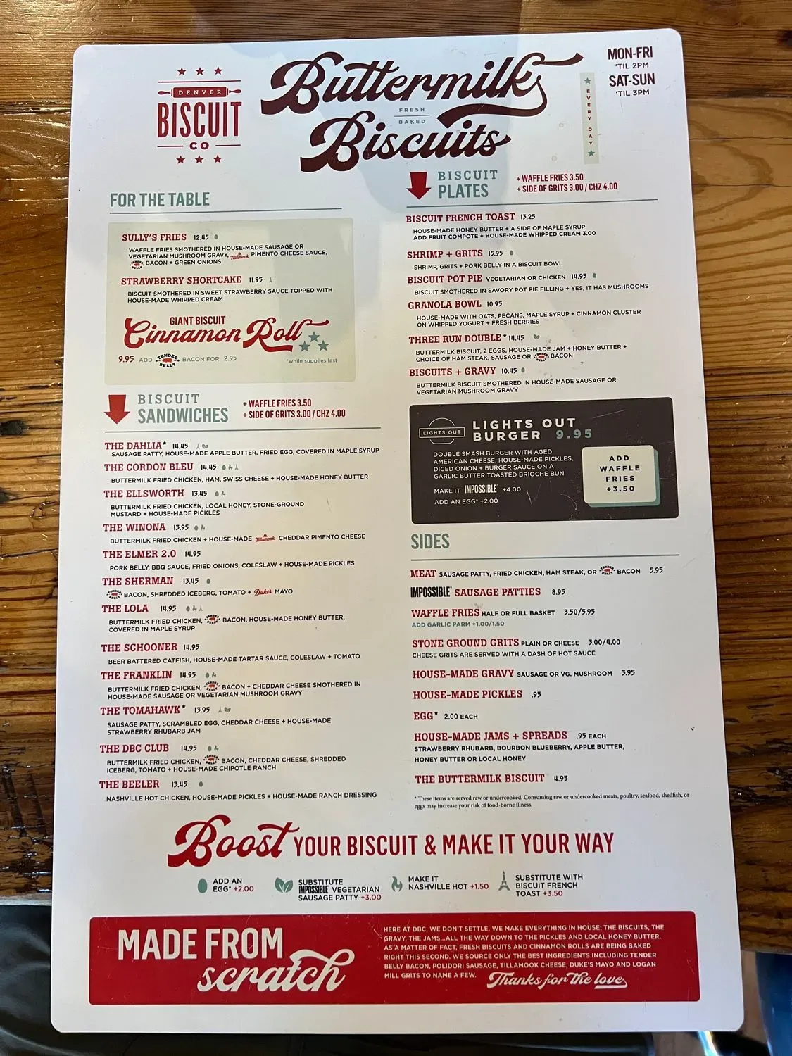 Menu 5