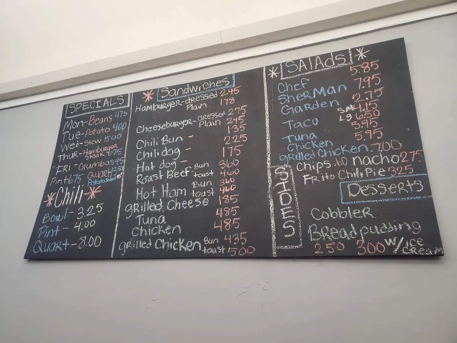 Menu 4