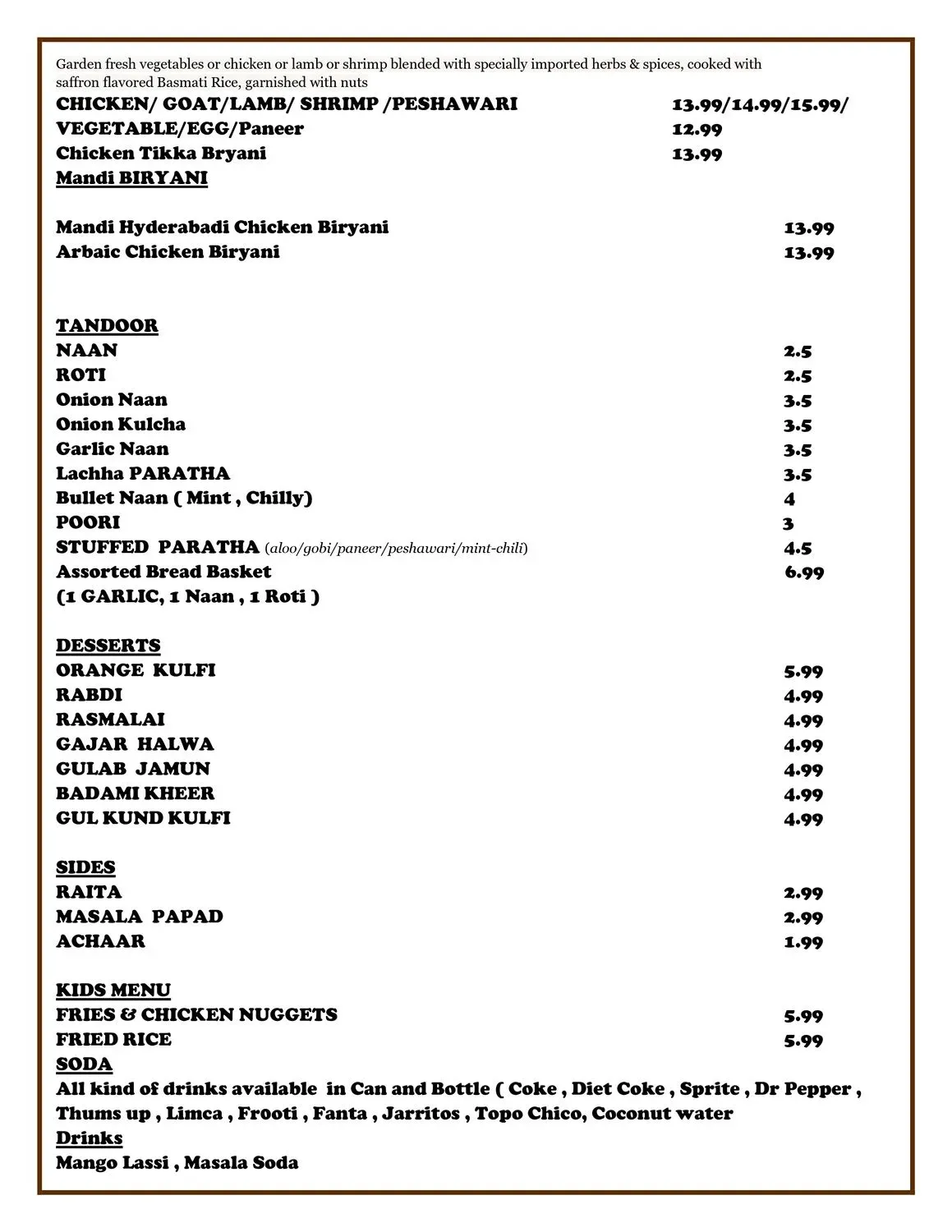 Menu 2