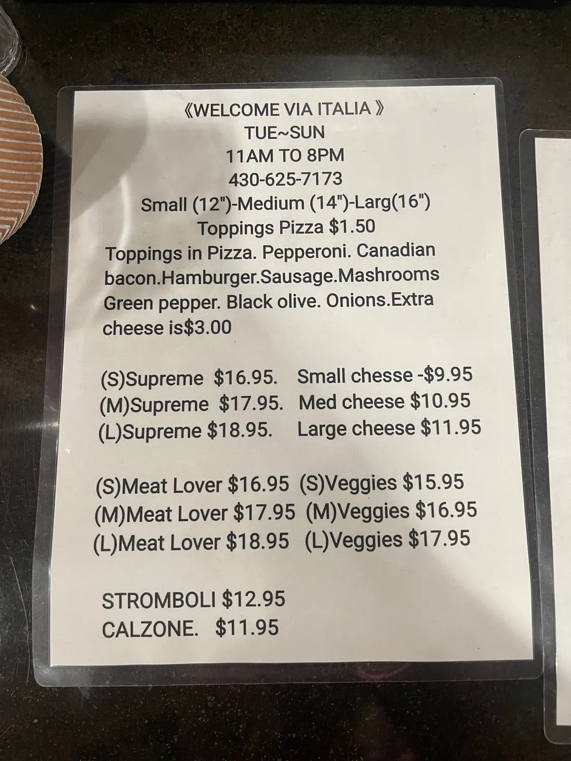 Menu 2