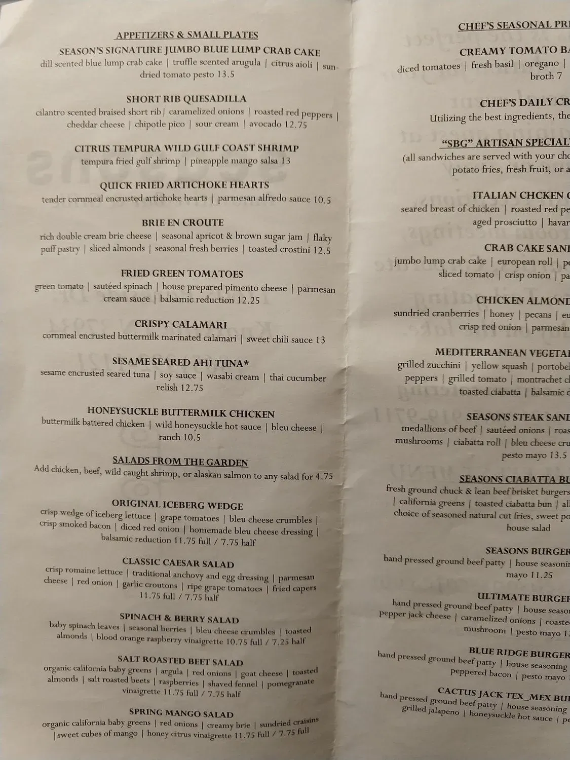 Menu 4