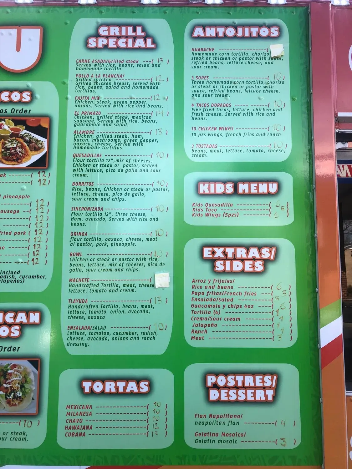 Menu 4