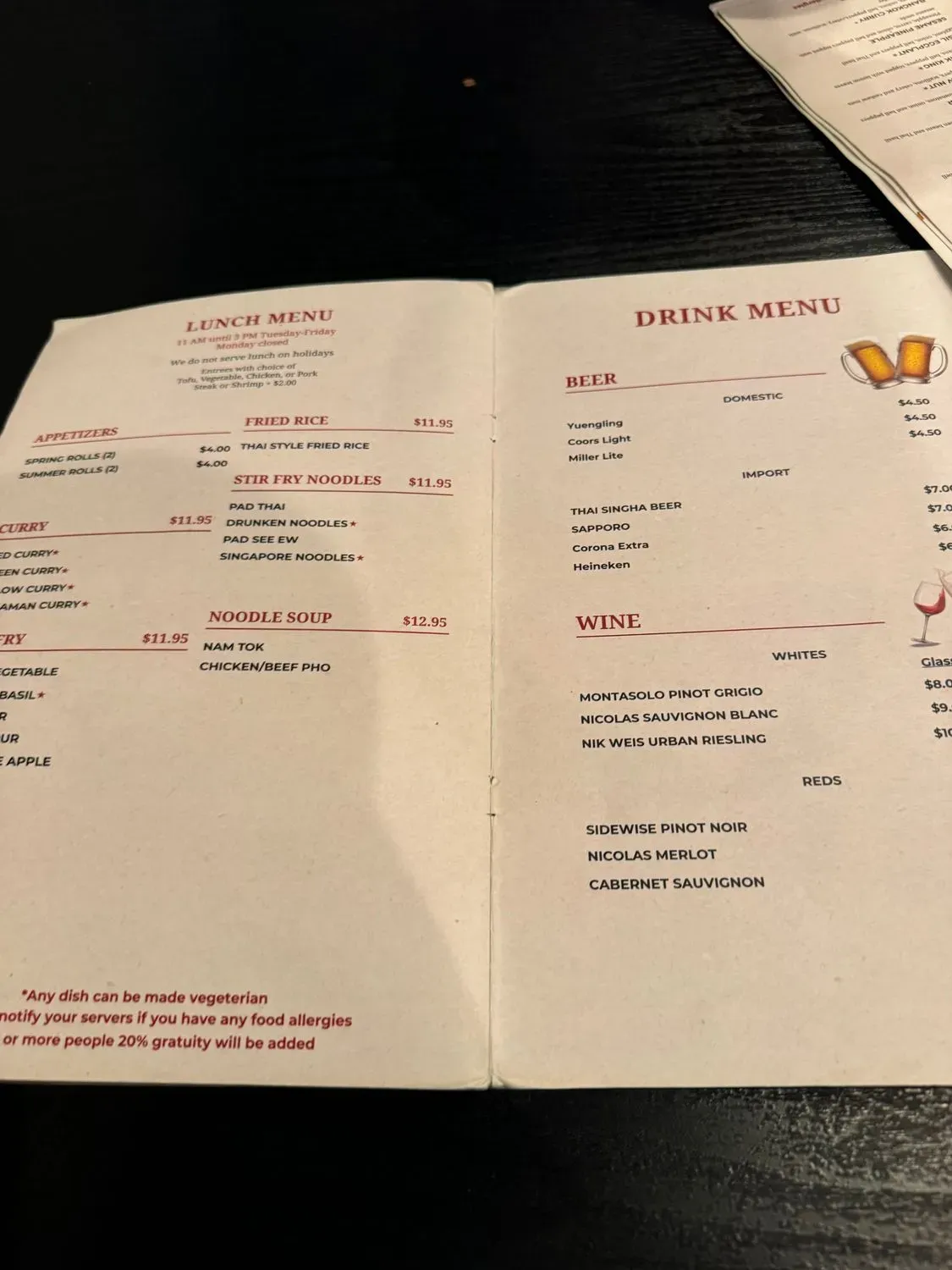 Menu 6