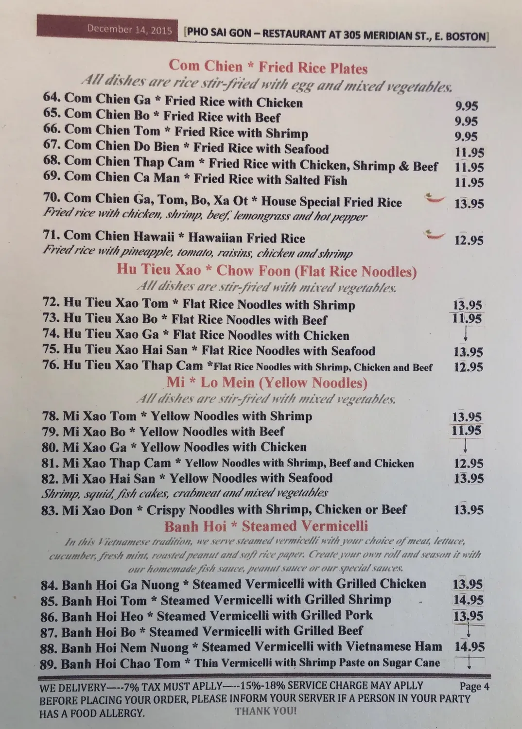 Menu 6