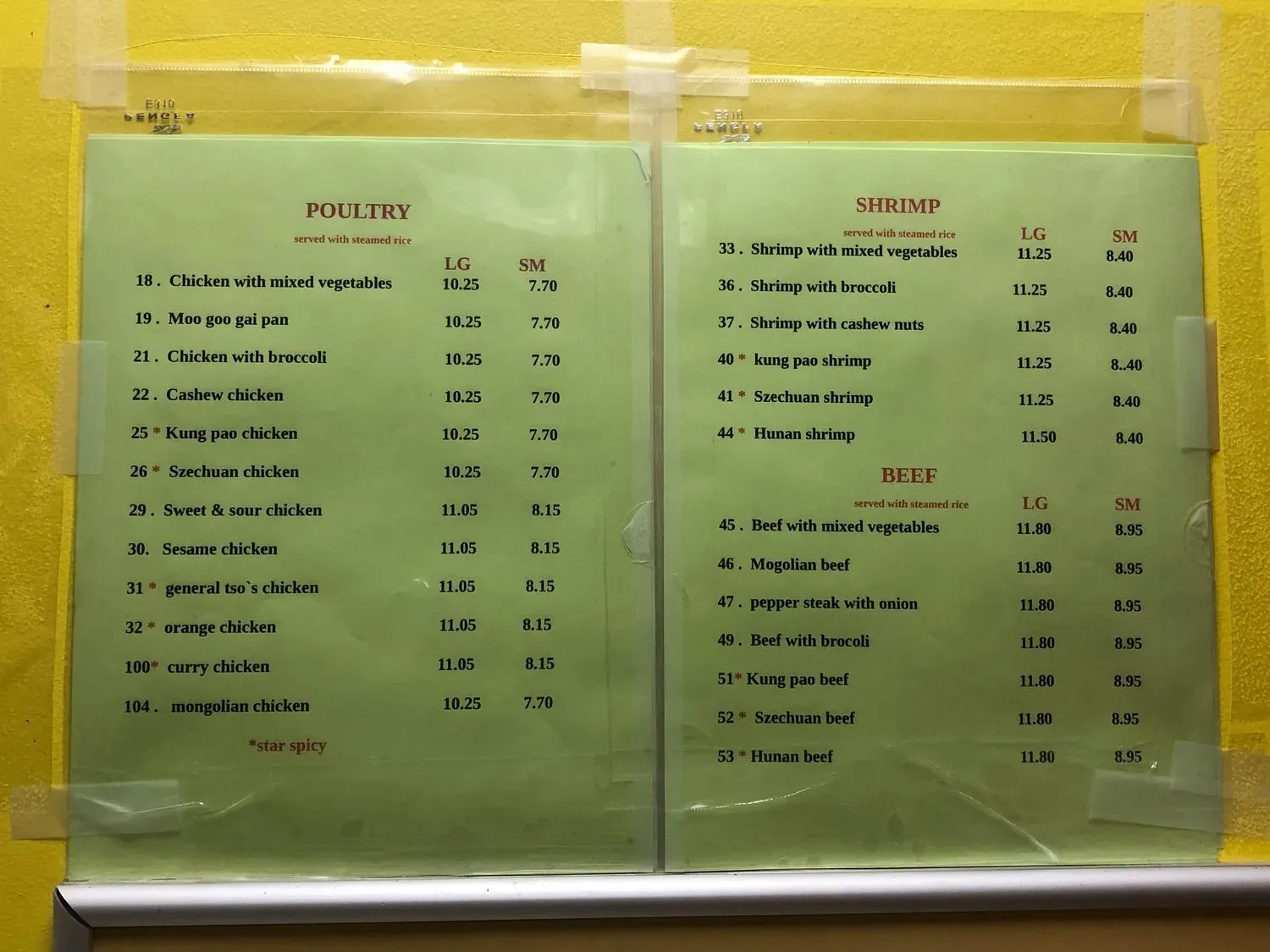 Menu 5