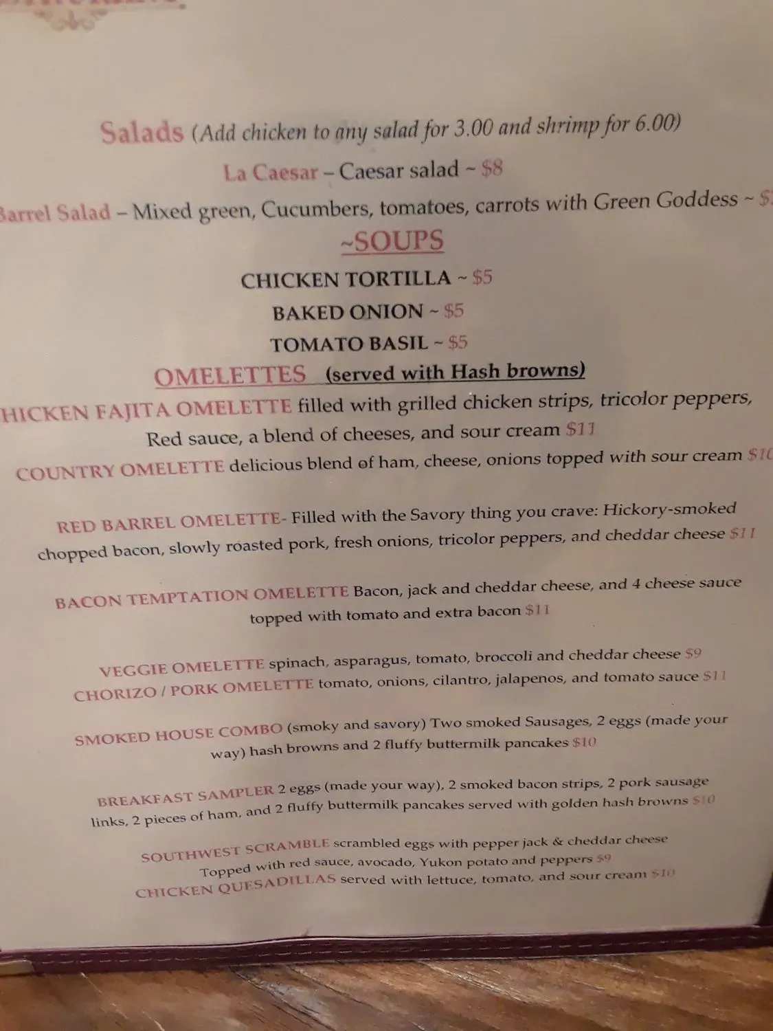 Menu 6