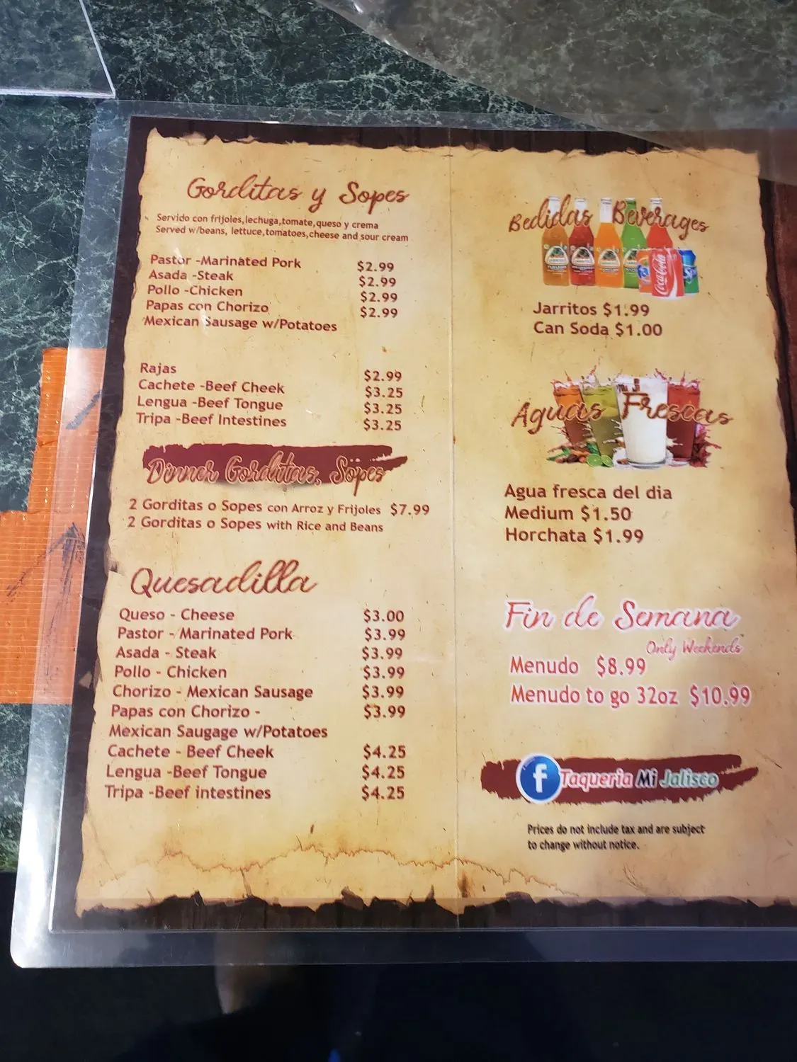 Menu 2