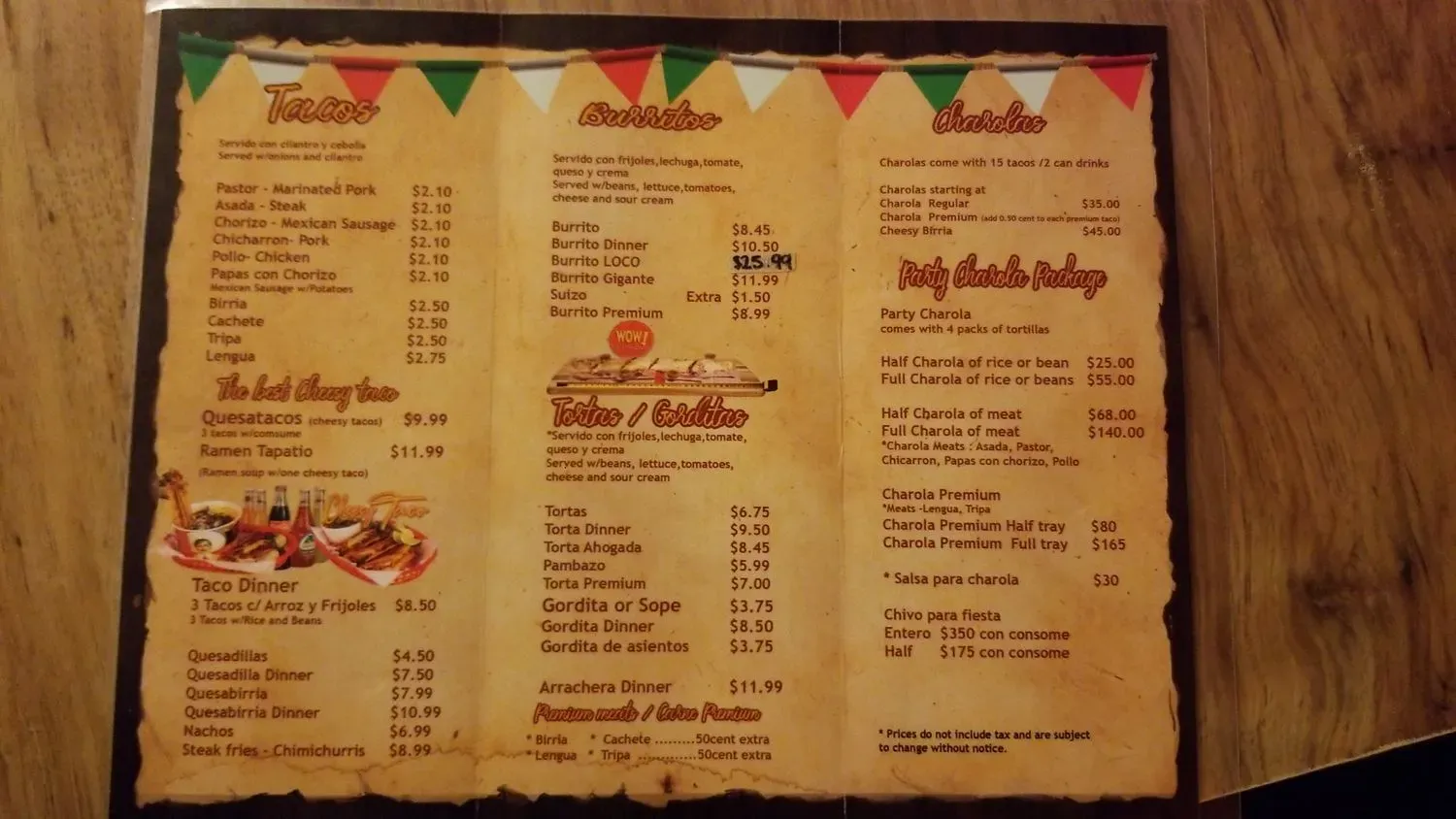 Menu 3