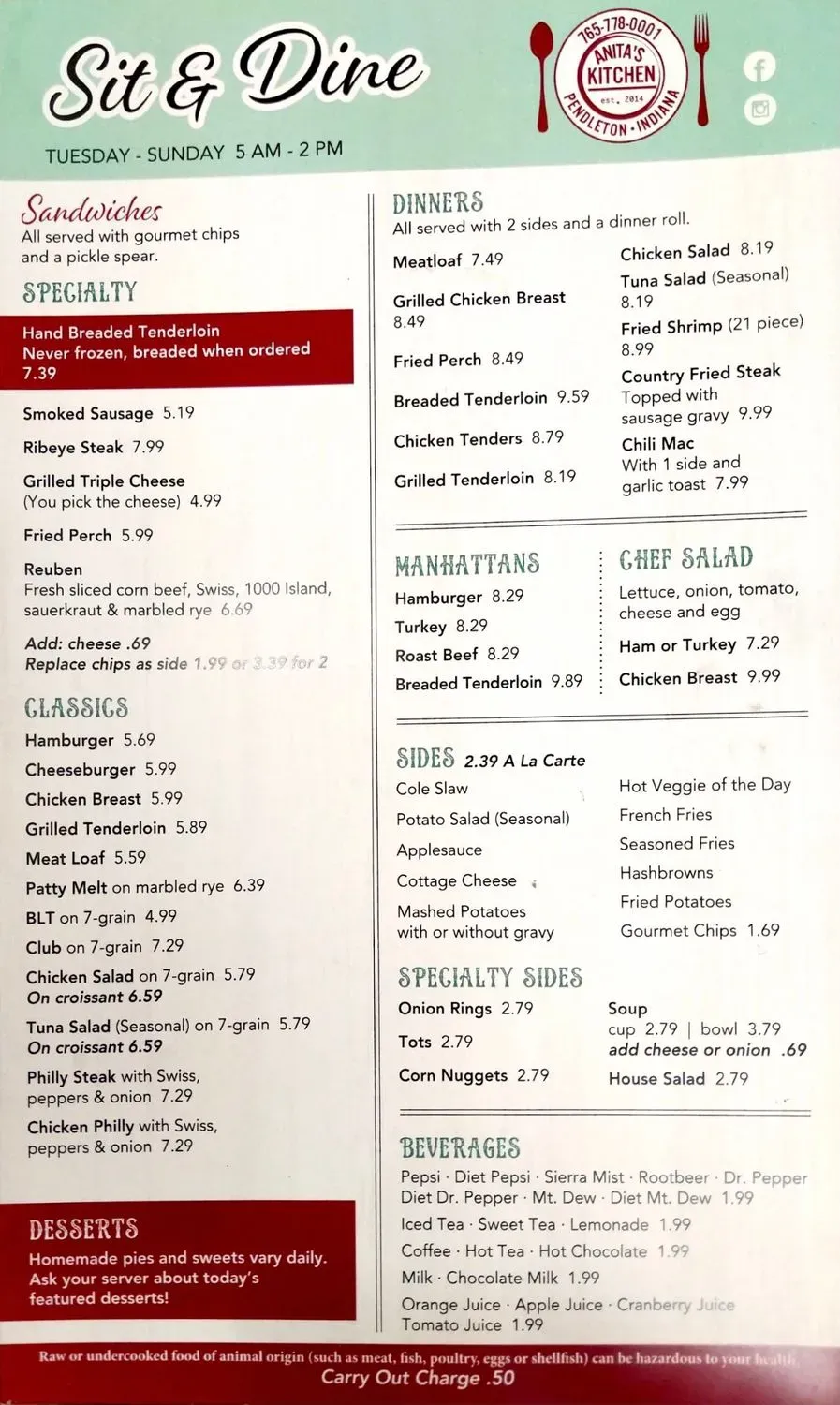 Menu 2