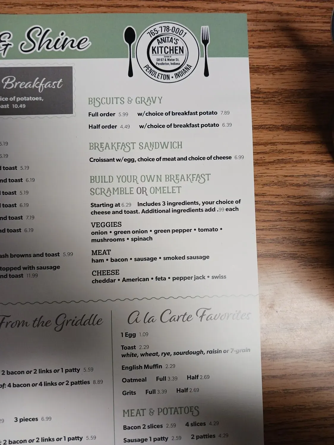 Menu 5