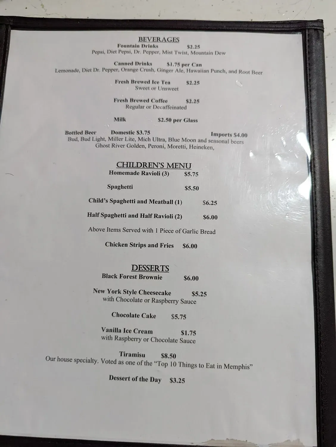 Menu 6