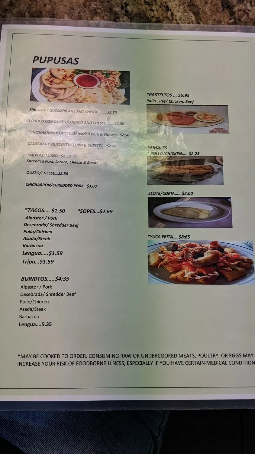 Menu 6